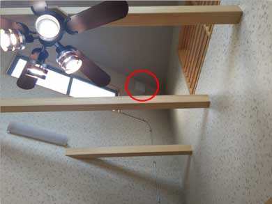 A 'Seseragi®' is installed near the ceiling.