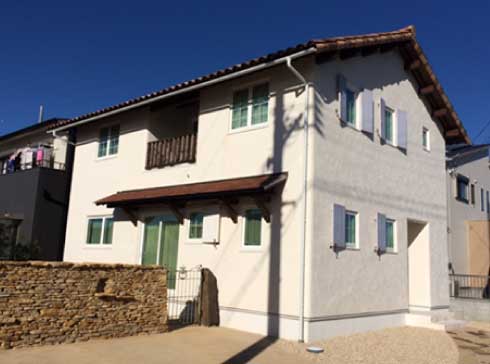 House front.