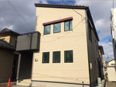 House front.