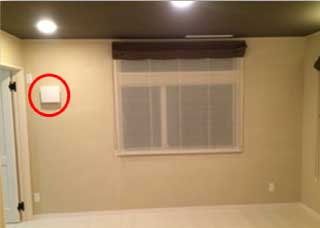 Room with a 'Seseragi®' installed.