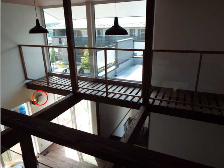 Spacious room with a 'Seseragi®' installed.