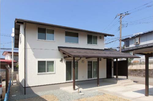 House front.