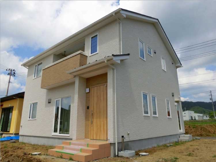 House front.