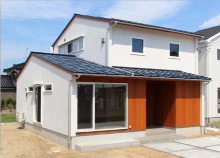 House front.