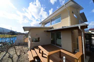 House front.