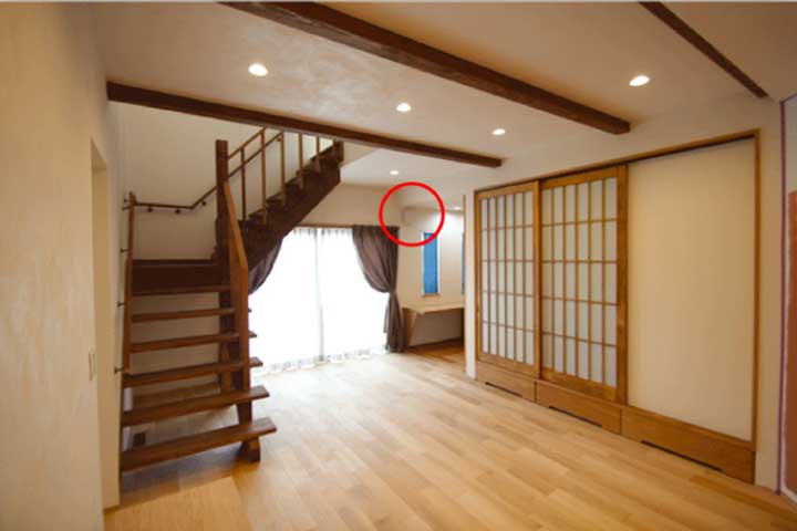 Spacious room with a 'Seseragi®' installed.